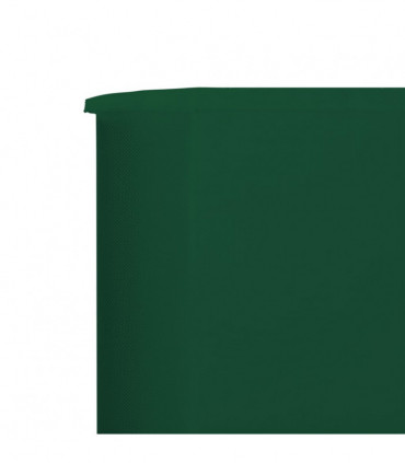 vidaXL 3-panel Wind Screen Fabric 400x160 cm Green