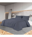 vidaXL Duvet Cover Set Anthracite 260x240 cm Light-weight Microfiber