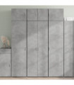 vidaXL Highboard Concrete Grey 70x42.5x185 cm Engineered Wood