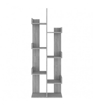 Book Cabinet 48x25.5x140 cm Grey Sonoma Engineered Wood