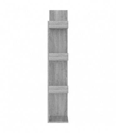 Book Cabinet 48x25.5x140 cm Grey Sonoma Engineered Wood