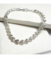 Diamante Heart Tennis Bracelet