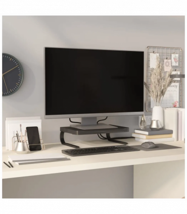Monitor Stand Black 37x28x11.5 cm