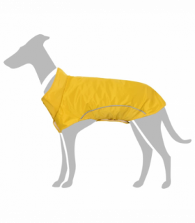 vidaXL Dog Raincoat with Reflective Strips Polyester Yellow 3XL
