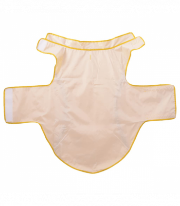 vidaXL Dog Raincoat with Reflective Strips Polyester Yellow 4XL