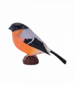 Bullfinch Bird Toy  Realistic Wildlife Figurine