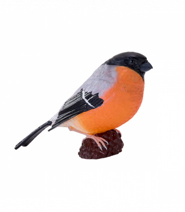Bullfinch Bird Toy  Realistic Wildlife Figurine