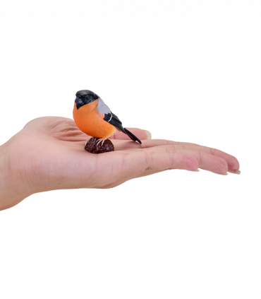 Bullfinch Bird Toy  Realistic Wildlife Figurine