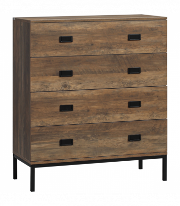 Chest of Drawers, 4 Drawer Unit Storage Chest Bedroom Living Room