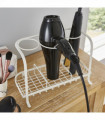 Freestanding Hair Dryer & Straighteners Holder Storage Stand Cable Tidy in Cream