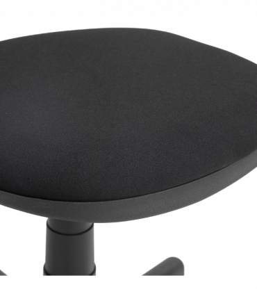 HOMCOM Armless Office Chair with Adjustable Height 360° Swivel Wheels Black