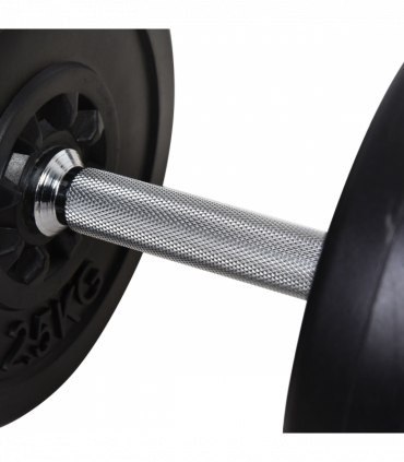 HOMCOM Dumbbells and Barbell Set with 65kg Adjustable Weights for Home Gym