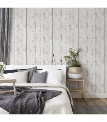 Metallic Washed Wood Grey/Silver sw12