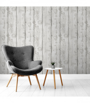 Metallic Washed Wood Grey/Silver sw12