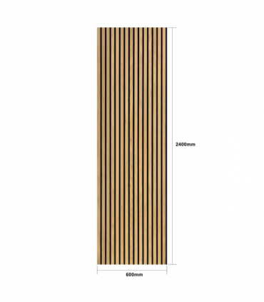 Natural Oak Acoustic Wall Panels (2 Pack)