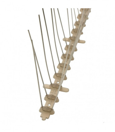 vidaXL 5-row Plastic Bird & Pigeon Spikes Set of 20 10 m