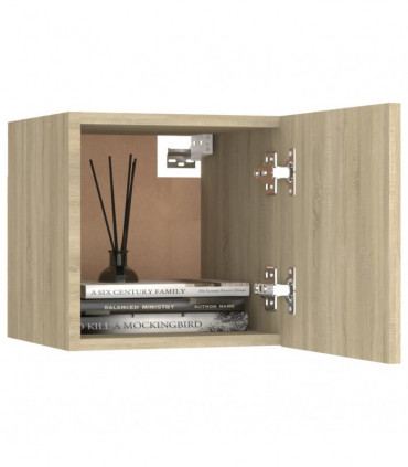 vidaXL 8 Piece TV Cabinet Set Sonoma Oak Engineered Wood