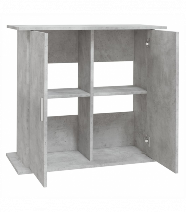 vidaXL Aquarium Stand Concrete Grey 81x36x73 cm Engineered Wood