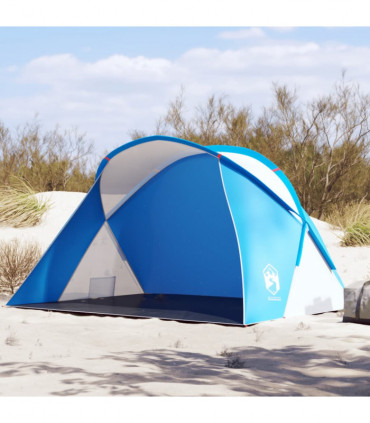 vidaXL Beach Tent 2-Person Azure Blue Pop-up Waterproof