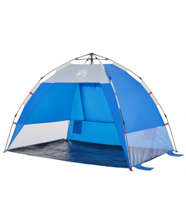 vidaXL Beach Tent 2-Person Azure Blue Quick Release Waterproof