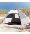vidaXL Beach Tent 2-Person Grey Quick Release Waterproof