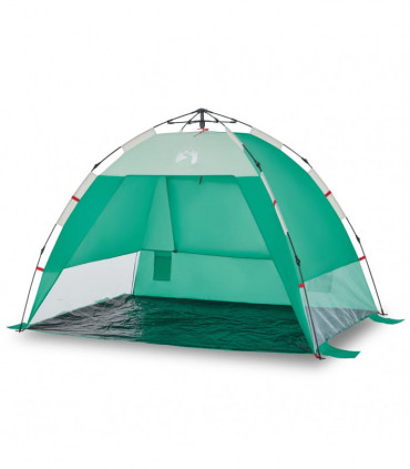 vidaXL Beach Tent 2-Person Sea Green Quick Release Waterproof