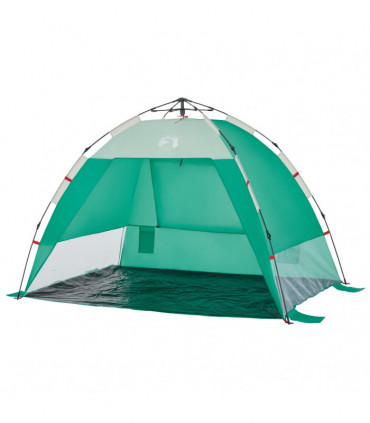 vidaXL Beach Tent 2-Person Sea Green Quick Release Waterproof