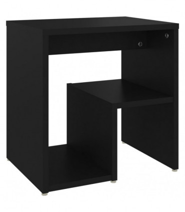 vidaXL Bed Cabinet Black 40x30x40 cm Engineered Wood
