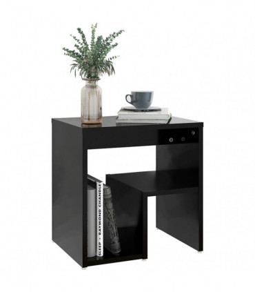vidaXL Bed Cabinet Black 40x30x40 cm Engineered Wood