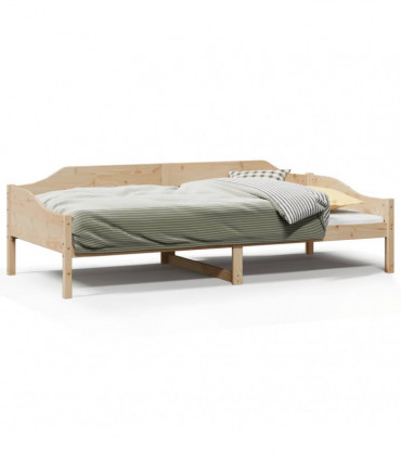 vidaXL Bed Frame 80x200 cm Solid Wood Pine