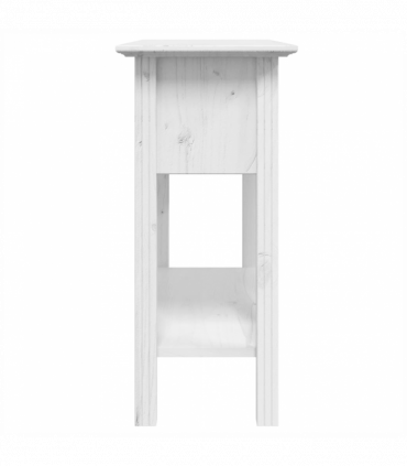 vidaXL Console Table BODO White 90x34.5x73 cm Solid Wood Pine