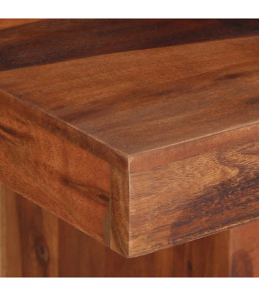 vidaXL Dining Table 120x120x77 cm Solid Wood Acacia