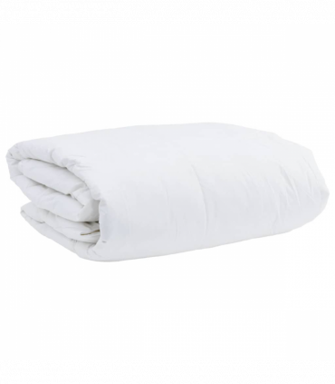 vidaXL Duvet Set with Pillow 2 pcs White 135 x 220 cm Down