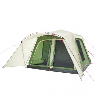 vidaXL Family Tent with Porch 9-Person Green Quick Release