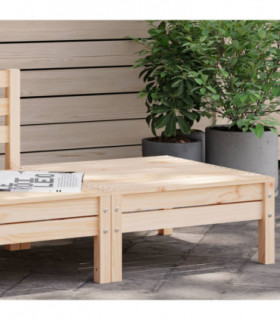 vidaXL Garden Footstool Solid Wood Pine