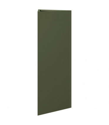 vidaXL Garden Planter Olive Green Triangular 30x26x75 cm Steel