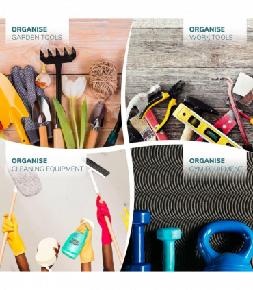 11 Hook Two Tier Tool Holder