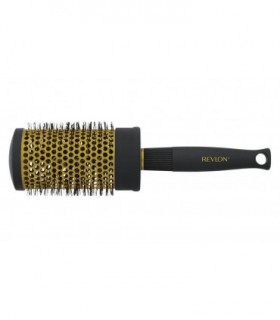 Revlon Ionic Ceramic Striking Volume Large Round Barrel Blow Dry Hair Brush Nano Anti Bacterial Technology