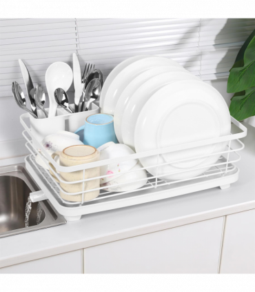 VINSANI WHITE DISH RACK 1010437