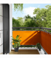 vidaXL Balcony Screen Orange 75x1000 cm 100% Polyester Oxford