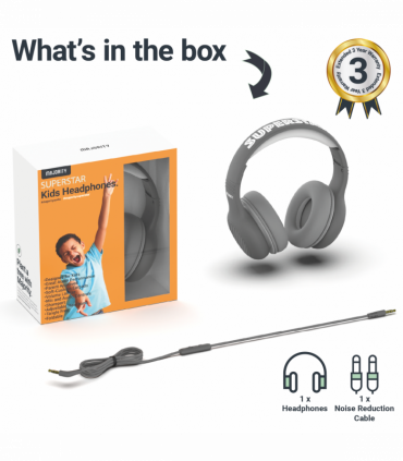 MAJORITY SUPERSTAR KIDS HEADPHONES GREY