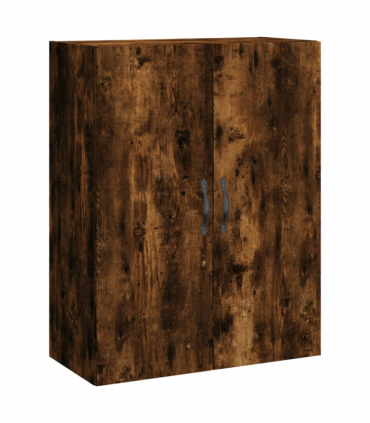 vidaXL Highboard Smoked Oak 69.5x34x180 cm Engineered Wood