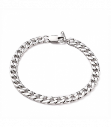 Mens Curb Chain Bracelet