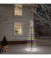 Christmas Tree with Spike Colourful 108 LEDs 180 cm
