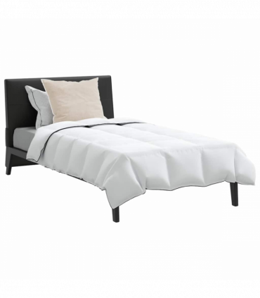 vidaXL Duvet Set with Pillow 2 pcs White 135 x 200 cm Down