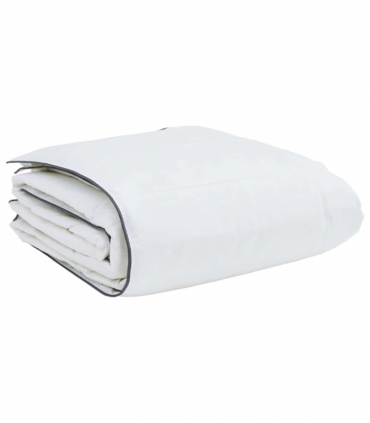 vidaXL Duvet Set with Pillow 2 pcs White 135 x 200 cm Down