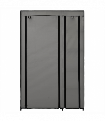 vidaXL Folding Wardrobe Grey 110x45x175 cm Fabric