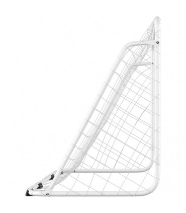 vidaXL Football Goal with Net White 180x90x120 cm Steel