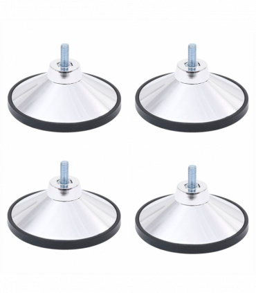 vidaXL Football Table Feet 4 pcs Chrome