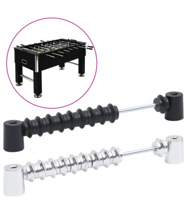 vidaXL Football Table Scoreboards 2 pcs Black and Silver